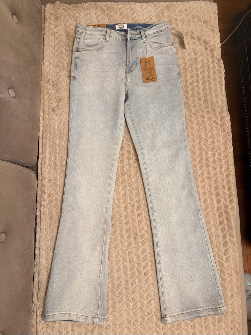 Kensie Light Blue Flare Jeans Bootcut
